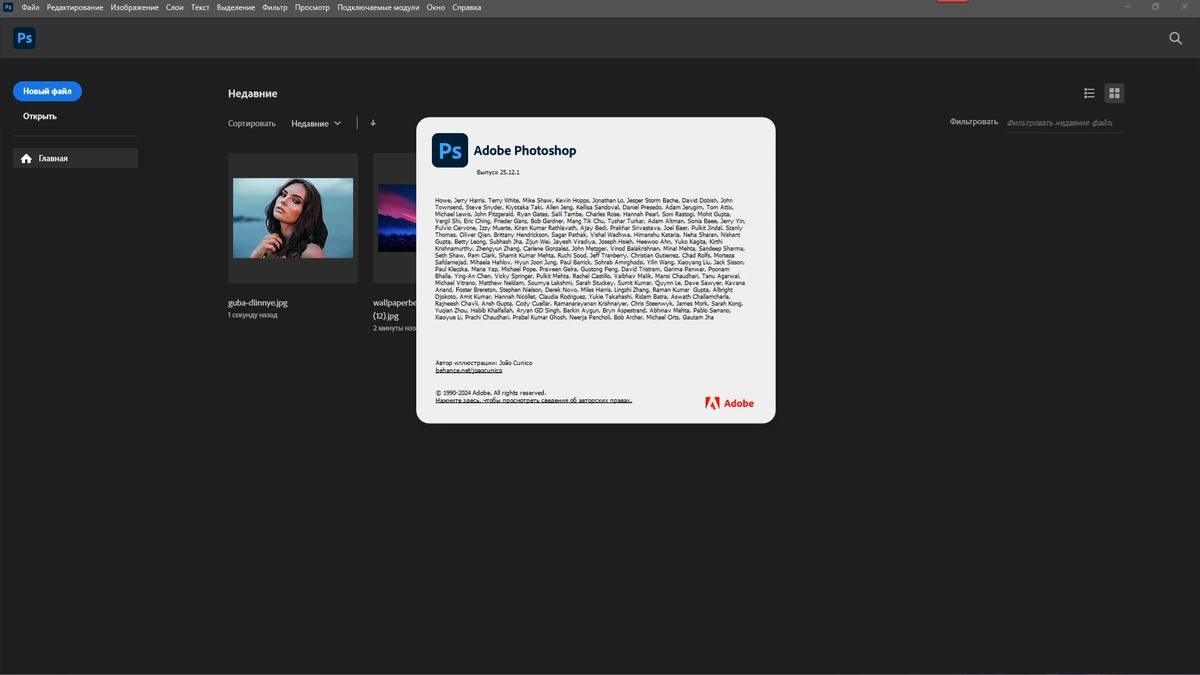 Adobe Photoshop 2024 25.12.1.994 Легкая версия (x64) Portable by 7997 — изображение 1