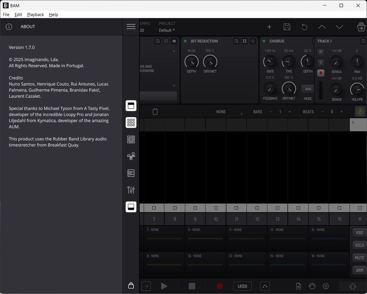 Imaginando BAM 1.7.0 — изображение 1