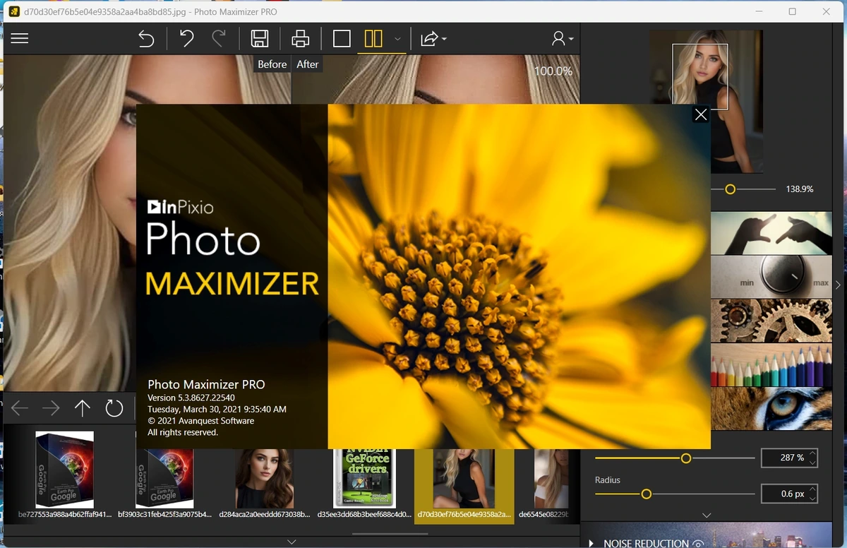 InPixio Photo Maximizer увеличение снимков Pro 5.3.8627 by FC Portables — изображение 1