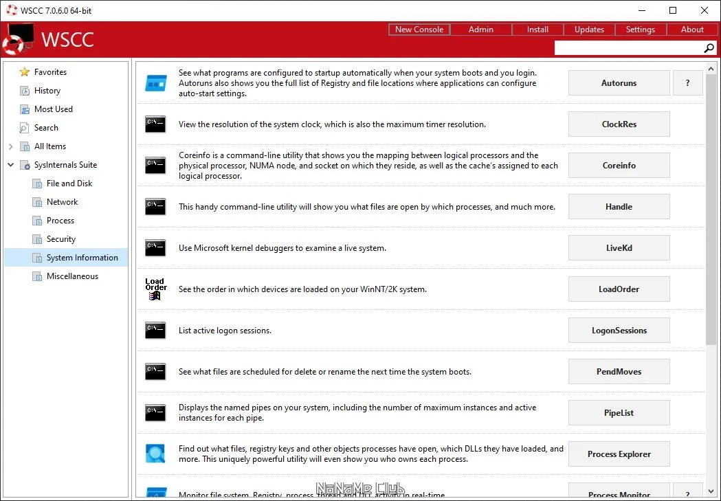 Инсталляция программ WSCC (Windows System Control Center) 7.0.6.0 + Portable — изображение 1