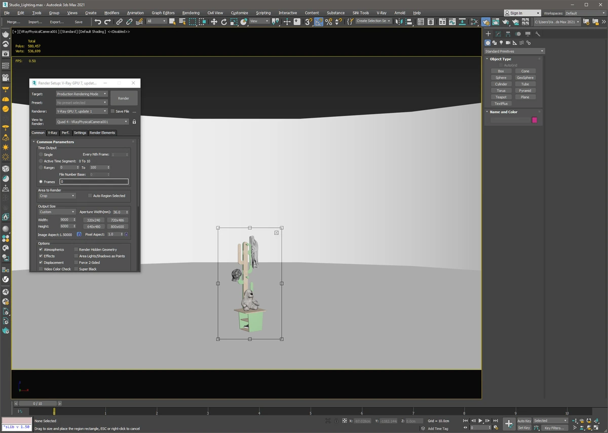 Инструмент визуализации V-Ray 7.10.00 for 3ds Max — изображение 1