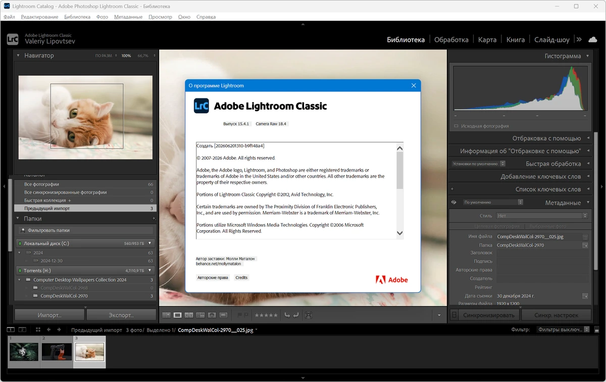 Adobe Photoshop Lightroom Classic 2026 15.4.1.1 — изображение 1