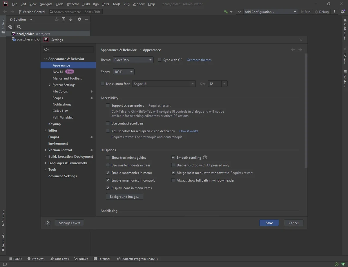 Интеллектуальный редактор кода JetBrains Rider 2023.1 — изображение 1