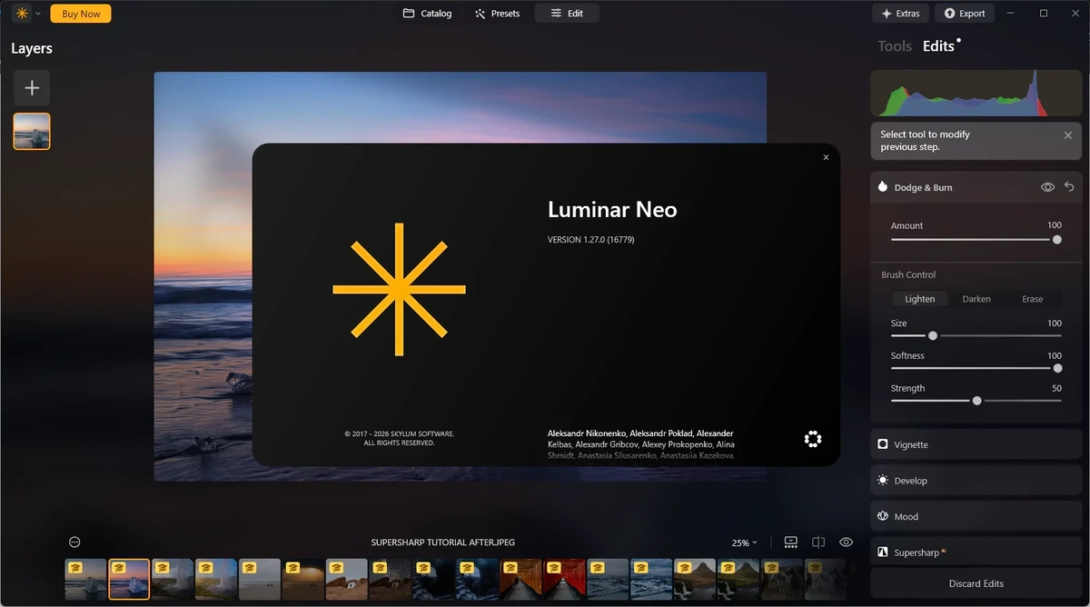 Исправление дефектов фото Luminar Neo 1.27.0.16779 by elchupacabra — изображение 1