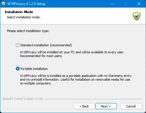 Изменение настроек Windows - W10Privacy 4.1.2.1 + Portable — изображение 1
