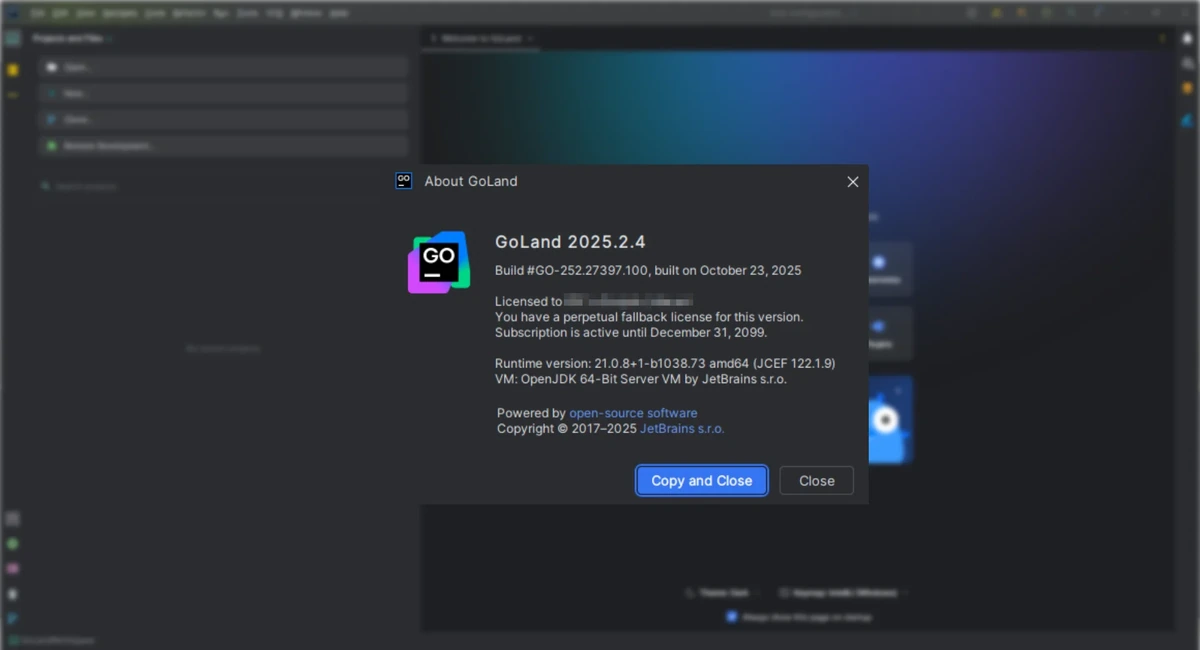 JetBrains GoLand 2025.2.4 (x64-arm64) by IDE`a — изображение 1