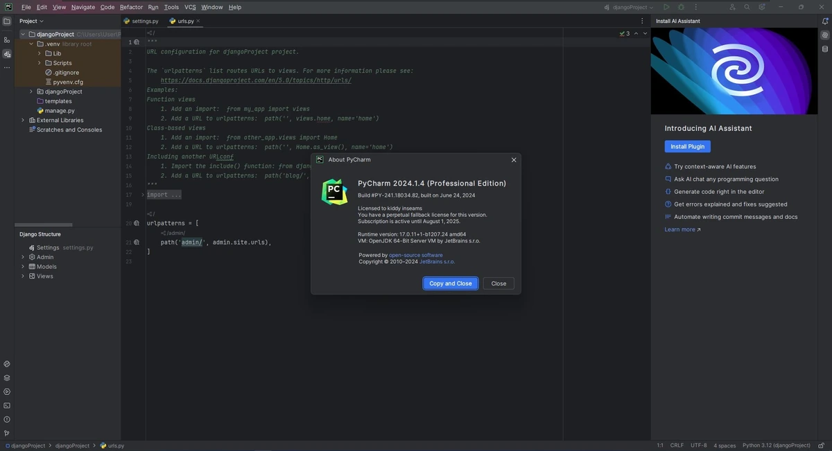 JetBrains PyCharm Professional 2024.1.4 Repack by Sitego — изображение 1