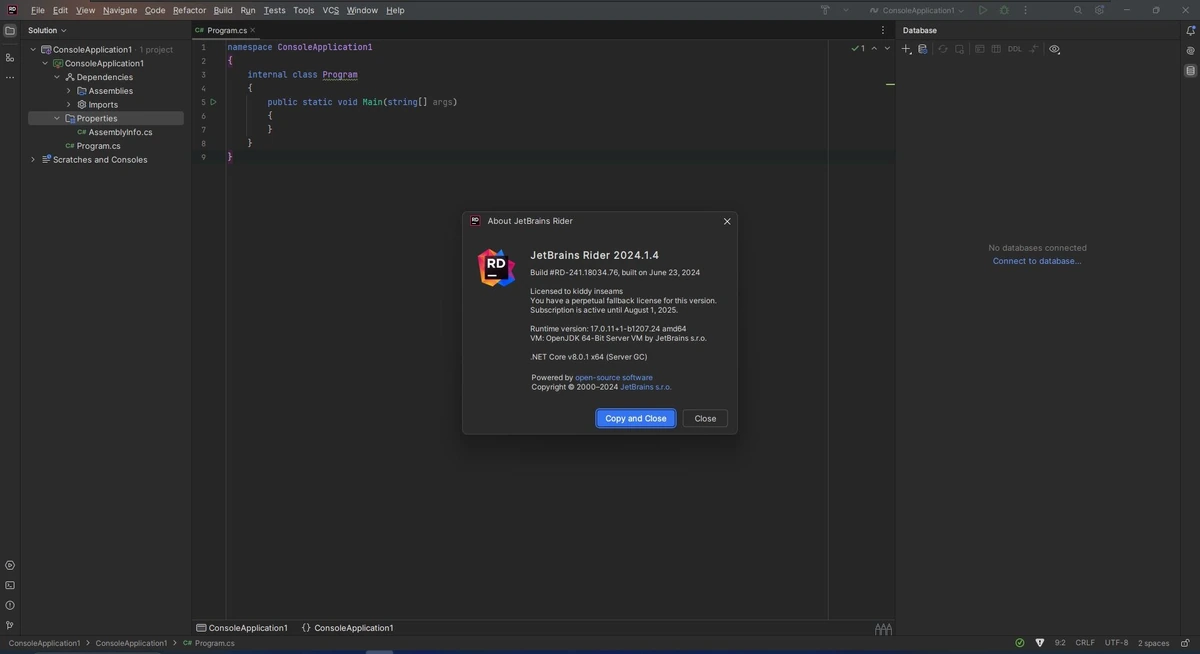 JetBrains Rider 2024.1.4 Repack by Sitego — изображение 1