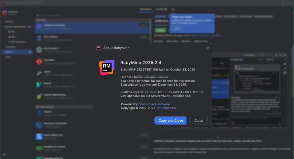 JetBrains RubyMine 2025.2.4 (x64-arm64) by IDE`a — изображение 1