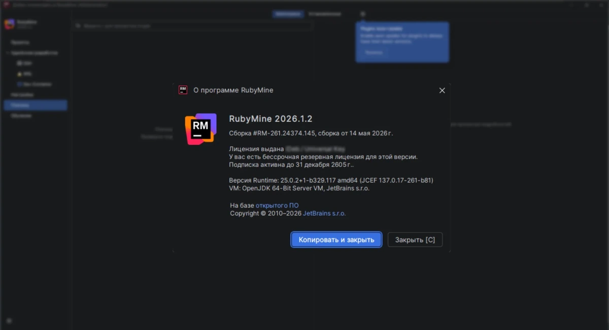 JetBrains RubyMine 2026.1.2 by IDE`a — изображение 1
