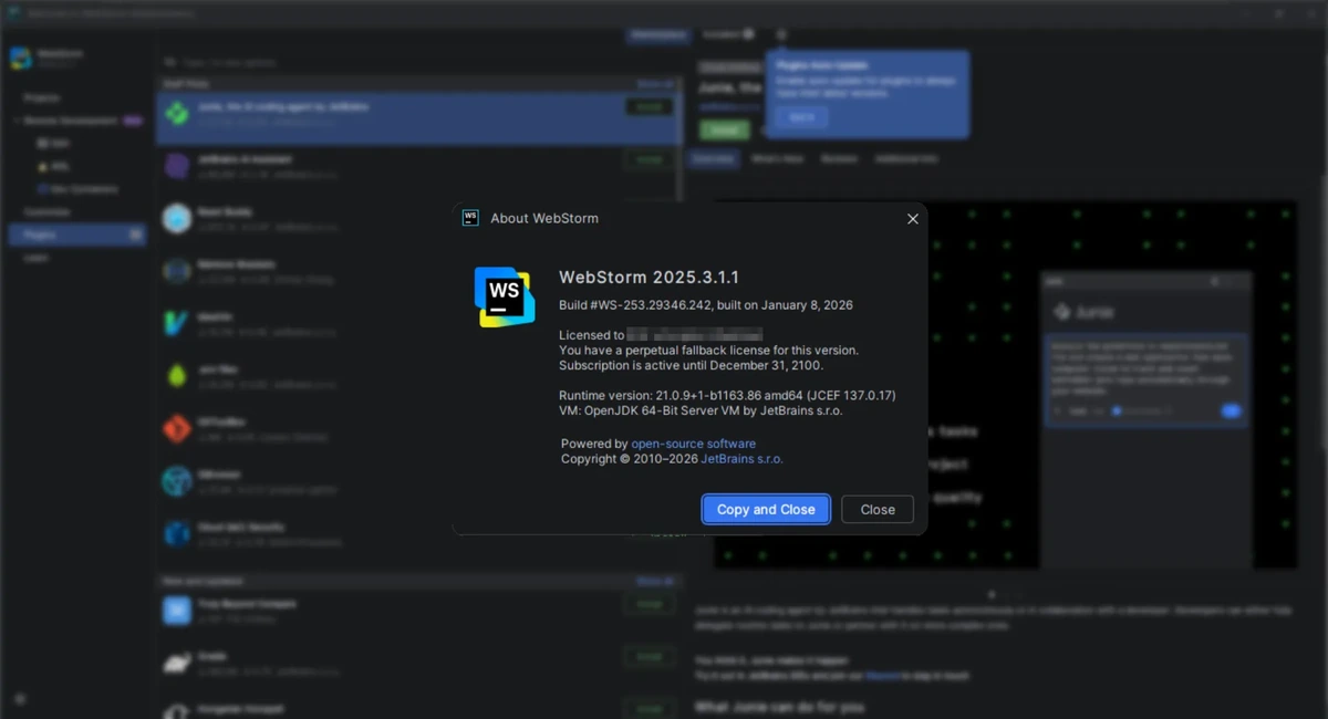 Jetbrains WebStorm 2025.3.1.1 (x64-arm64) by IDE`a — изображение 1