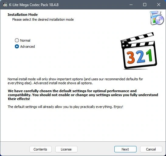 K-Lite Codec Pack видео и аудио кодеки 18.4.8 Mega/Full/Standard/Basic — изображение 1