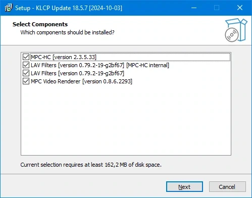 Обновление кодеков на ПК K-Lite Codec Pack Update 18.5.7 — изображение 1