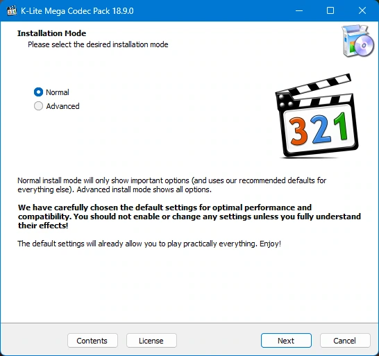 Кодеки для воспроизведения мультимедиа K-Lite Codec Pack 18.9.0 Mega/Full/Standard/Basic — изображение 1