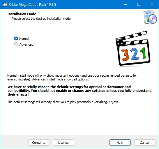 Кодеки для Windows K-Lite Codec Pack 19.3.5 Mega/Full/Standard/Basic — изображение 1