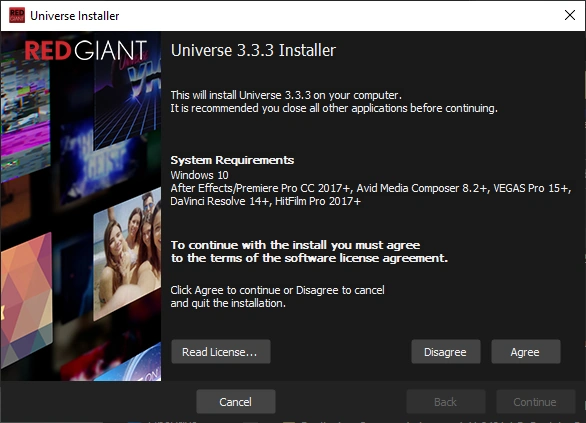 Коллекция мультимедийных плагинов - Red Giant Universe 3.3.3 — изображение 1