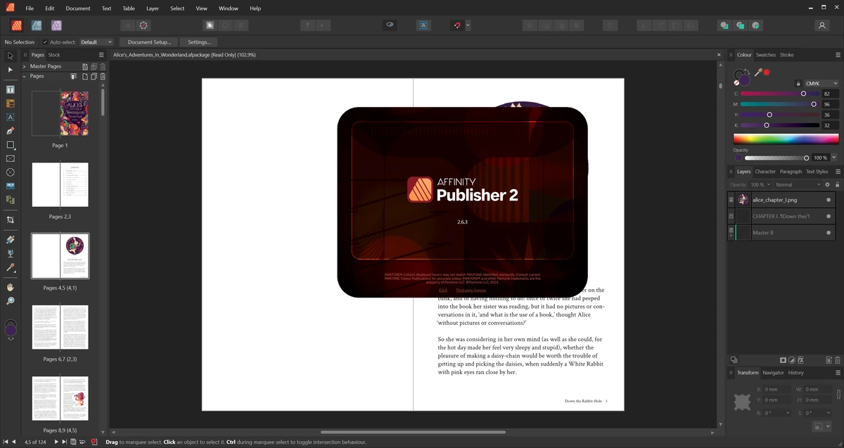 Комбинирование графики и текста Serif Affinity Publisher 2.6.3.3322 by 7997 — изображение 1