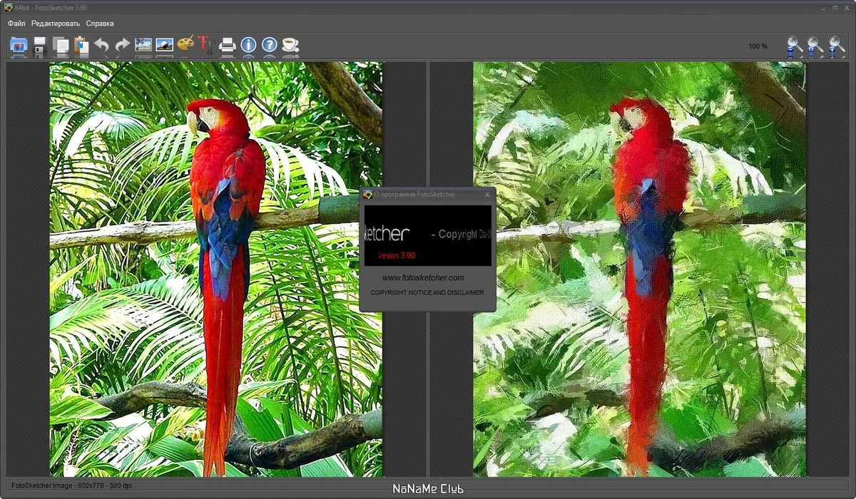 Конвертер фото в картины FotoSketcher 3.90 Final + Portable — изображение 1
