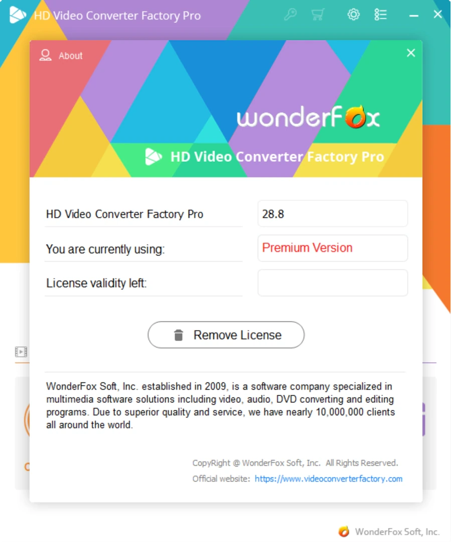 Конвертер видео WonderFox HD Video Converter Factory Pro 28.8 — изображение 1