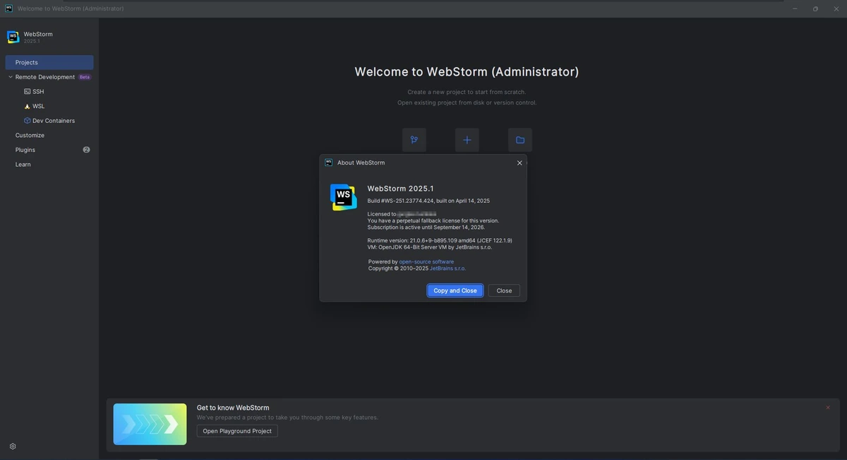 Jetbrains WebStorm 2025.1 (x64-arm64) by Sitego — изображение 1