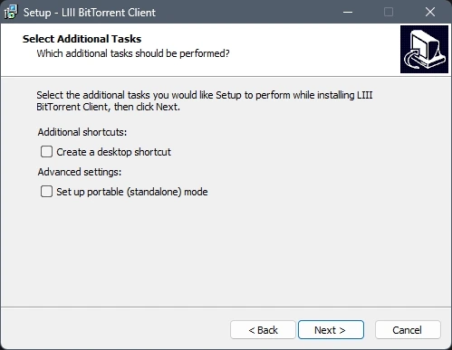 Торрент клиент LIII BitTorrent Client 0.1.1.20 (Pre-Release) + Portable — изображение 1