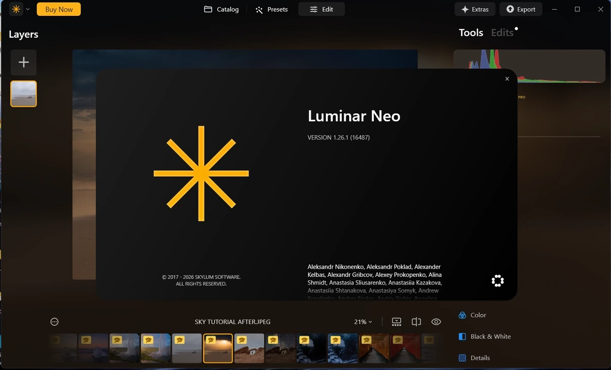 Фоторедактор Luminar Neo 1.26.1.16487 by elchupacabra — изображение 1