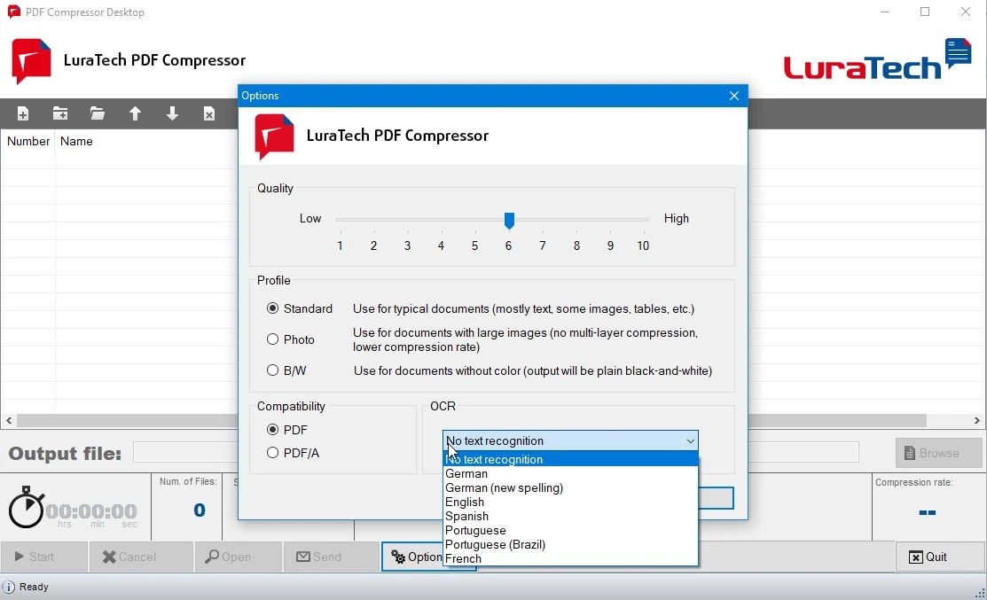 Lura Tech PDF Compressor 6.1.2.5 — изображение 1