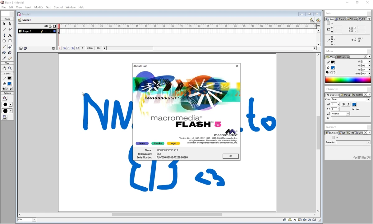 Macromedia Flash 5.0 — изображение 1