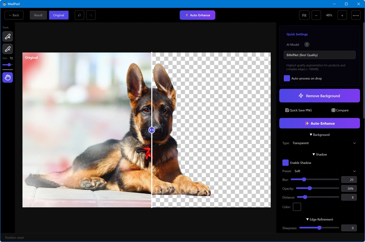 MadPeel AI Background Remover 1.0.2 RePack — изображение 1