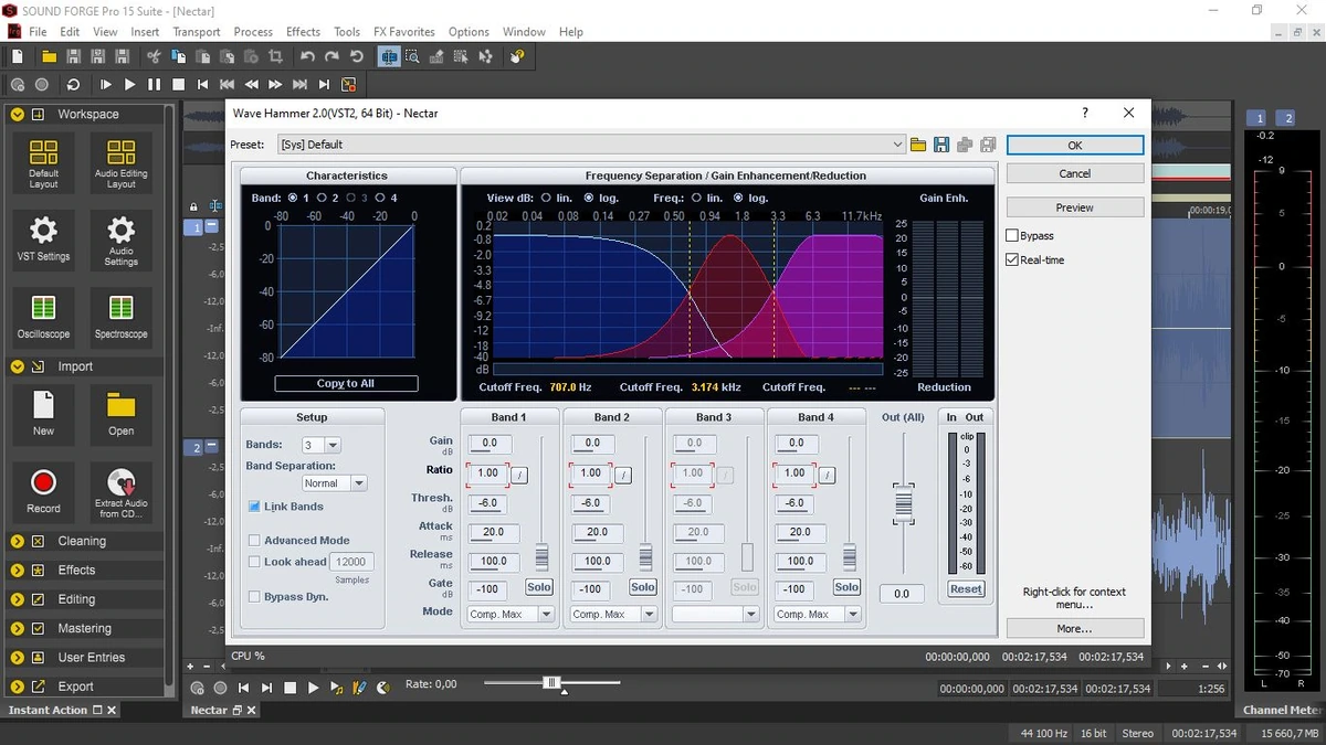 MAGIX Sound Forge Pro Suite 15.0.0.64 (x86/x64) — изображение 1