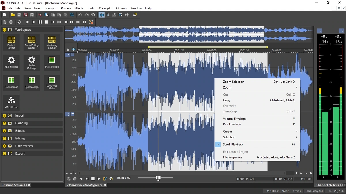 MAGIX SOUND FORGE Pro Suite 18.0.0.21 (x64) — изображение 1