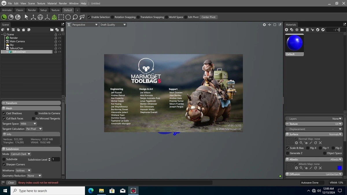 Создание текстур Marmoset Toolbag 5.01 (5010) — изображение 1