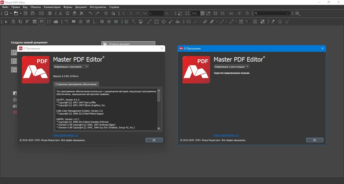 Мастер редактирования PDF Master PDF Editor 5.9.89 — изображение 1