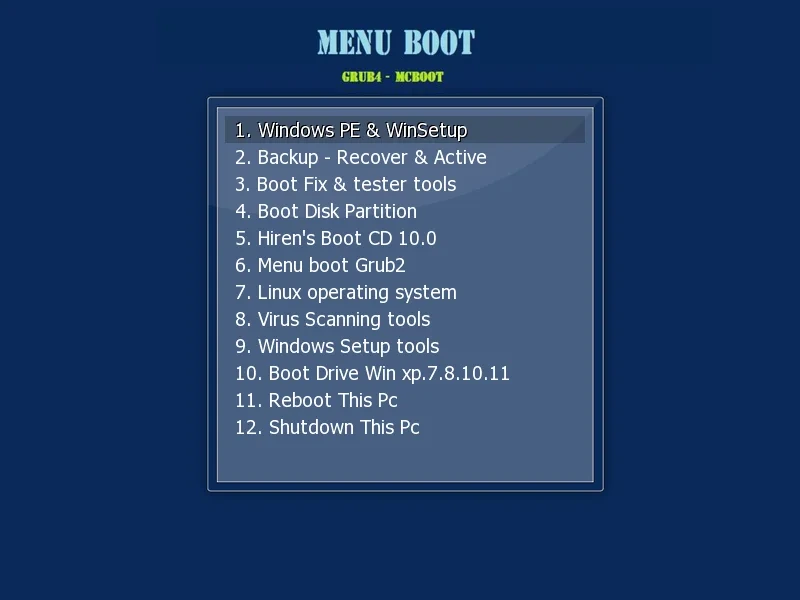 MCBoot WinPE VN 2023 PRO v9.6 build 010323 — изображение 1