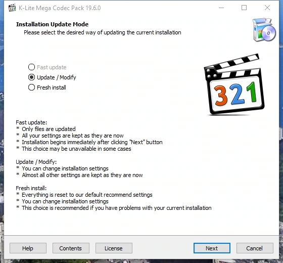 Медиа кодеки K-Lite Codec Pack 19.6.0 Mega/Full/Standard/Basic — изображение 1
