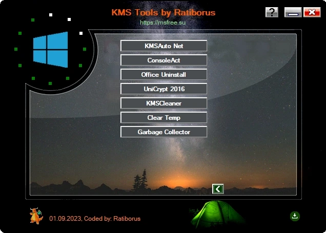 Активатор для Windows - KMS Tools Portable by Ratiborus 01.09.2023 — изображение 1