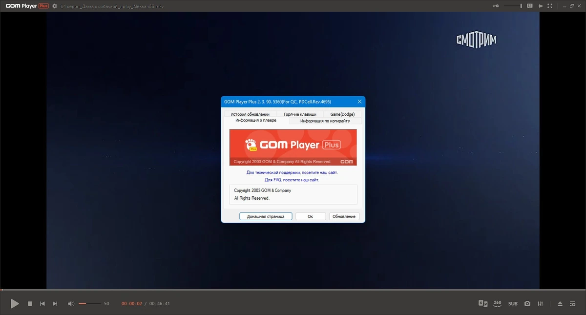 Медиаплеер для Windows - GOM Player Plus 2.3.90.5360 — изображение 1