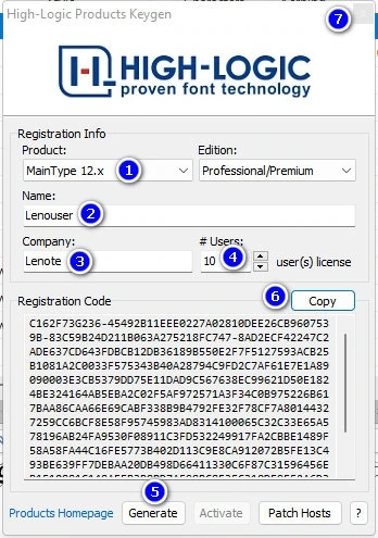Менеджер шрифтов High-Logic MainType Pro 12.0.0.1293 — изображение 1