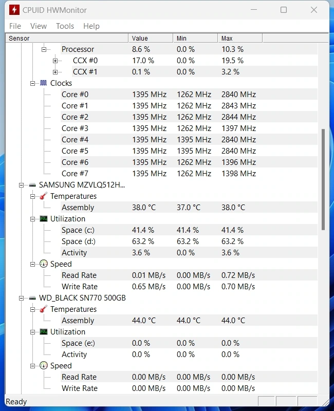 Мониторинг состояния ПК - CPUID HWMonitor 1.52.0 + Portable — изображение 1