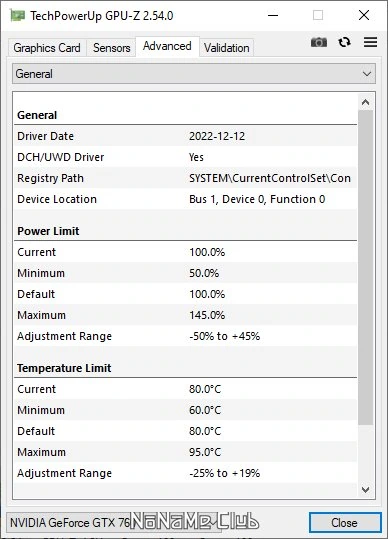 Мониторинг видеокарты GPU-Z 2.54.0 + ASUS_ROG Portable — изображение 1