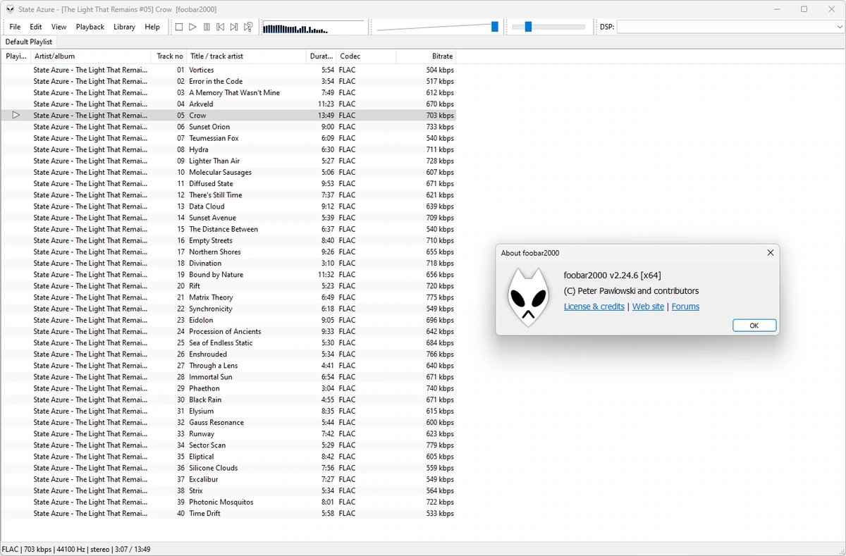 Мощный аудиоплеер Foobar2000 2.24.6 include Portable — изображение 1