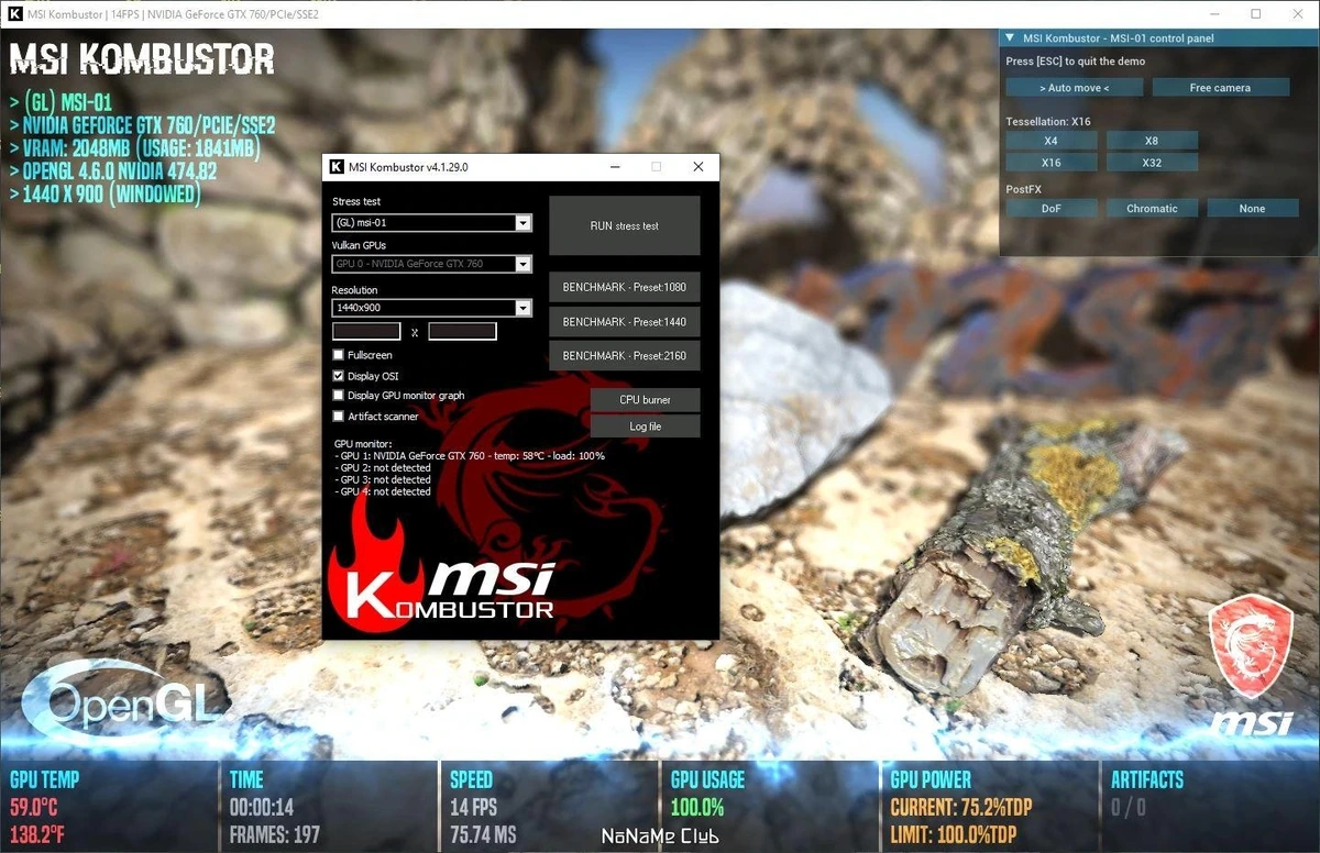 MSI Kombustor 4.1.29.0 — изображение 1