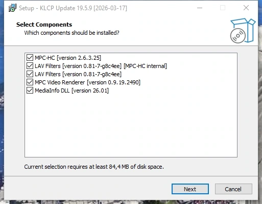 Мультимедиа кодеки K-Lite Codec Pack Update 19.5.9 — изображение 1