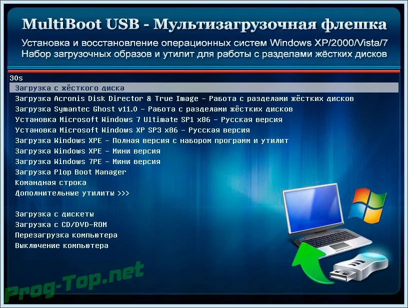 Мультизагрузочная флешка - MultiBoot USB 11.12.10 Final (Полная версия) — изображение 1
