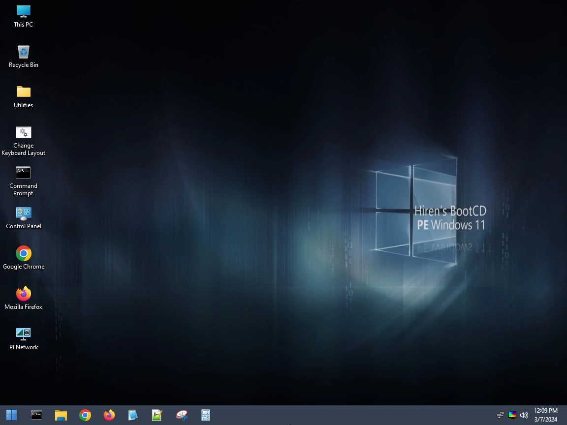 Мультизагрузочный диск Hiren’s BootCD PE x64 v1.0.8 (5 March 2024) — изображение 1