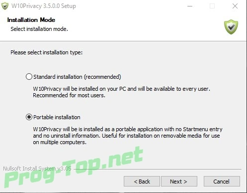 Настройка безопасности Windows - W10Privacy 3.5.0.0 + Portable — изображение 1