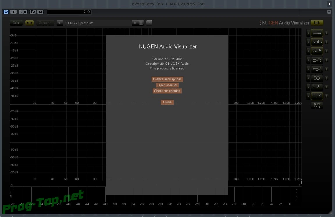 Анализатор звука - NUGEN Audio - Visualizer v2.1.0.2 x86 x64 STANDALONE, VST, VST3, AAX Retail — изображение 1