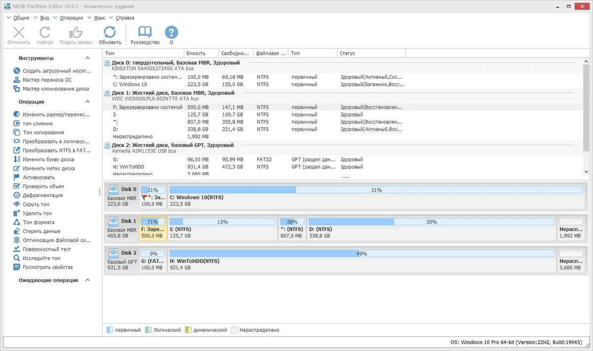 NIUBI Partition Editor 9.9.5 Technician Edition Portable by 7997 — изображение 1