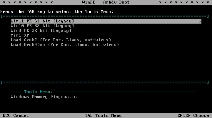 Anhdv Boot 2022 Premium v22.1 x86-x64 (08.06.2022) — изображение 1