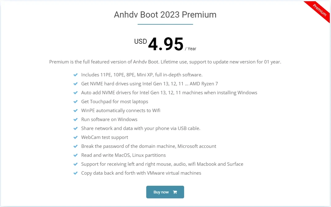 Anhdv Boot 2023 Premium v23.4 x86-x64 (03.03.2023) — изображение 1